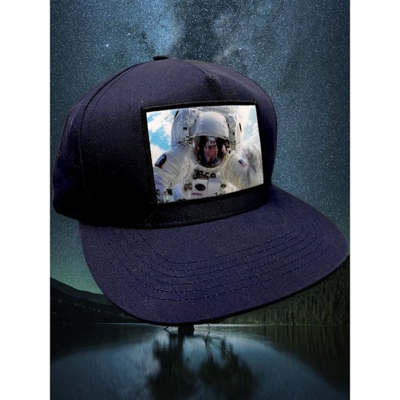 Supreme NASA Astronaut Hologram 5 Panel SnapBack FW16 Baseball Cap Hat - Picture 5 of 5